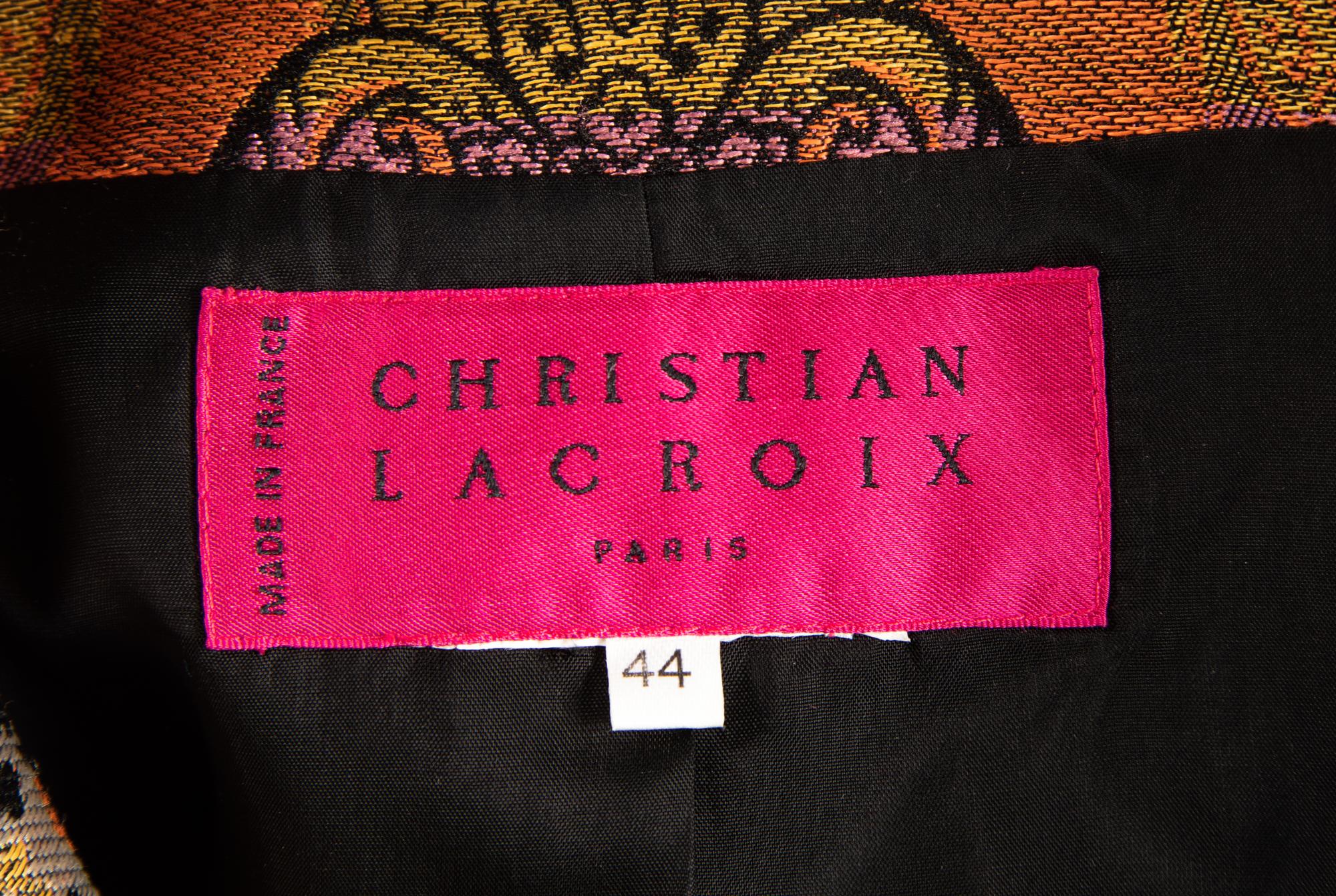 Two Designer Ensembles; One Christian Lacroix Jacket, One Christian Dior Skirt Suit,