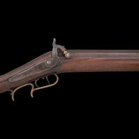 St. Louis Half-Stock Heavy Barreled Plains Rifle by Frederick Hellinghaus