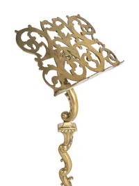 A Dutch Baroque Style Brass Music Stand
