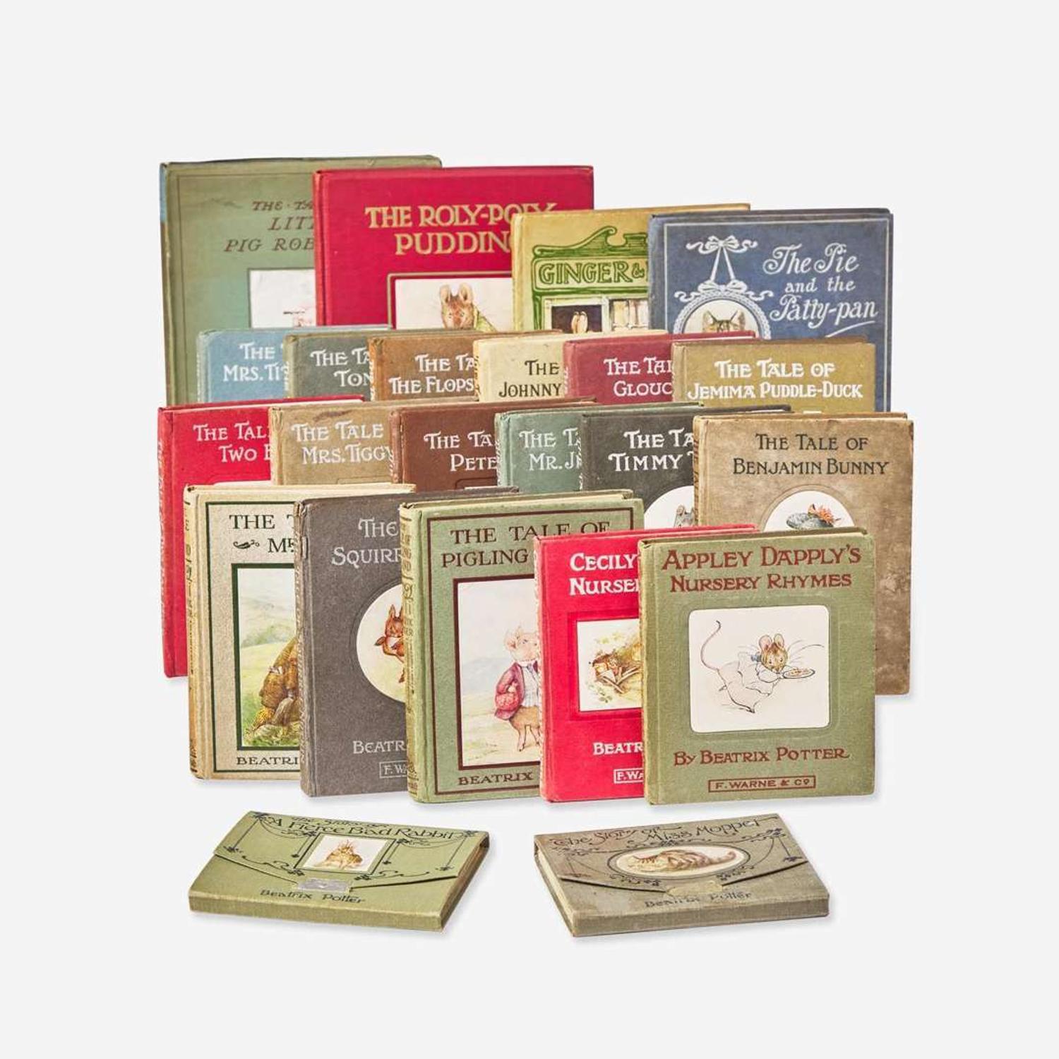 [Children's & Illustrated] Potter, Beatrix A Collection of 23 First Editions of all the Tales