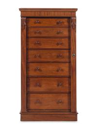 An English Mahogany Wellington Chest