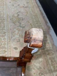 A Chinese Ming dynasty style carved hardwood low table 明式硬木矮方桌