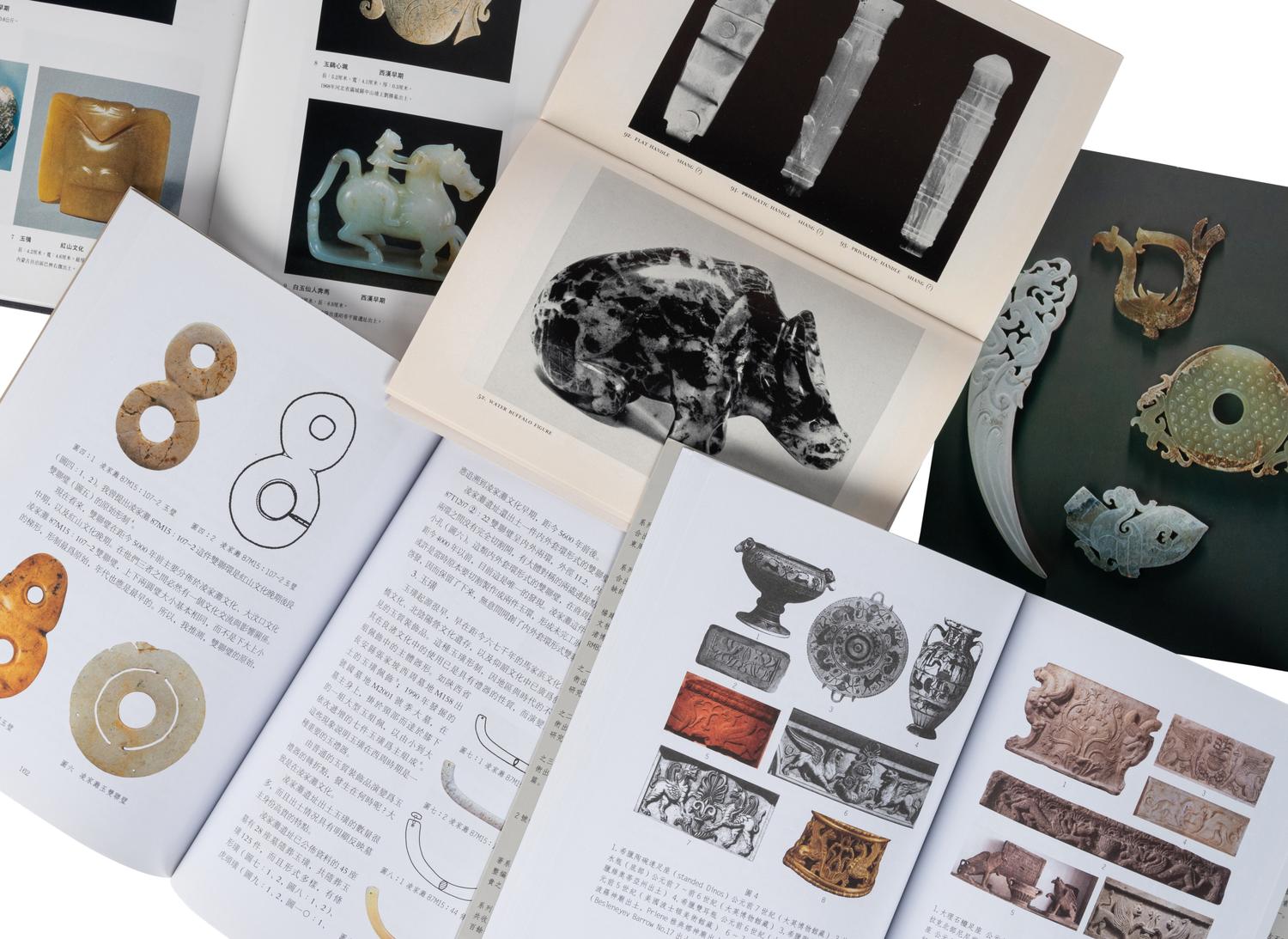 [JADE] A group of reference works about Chinese Jade, comprising: