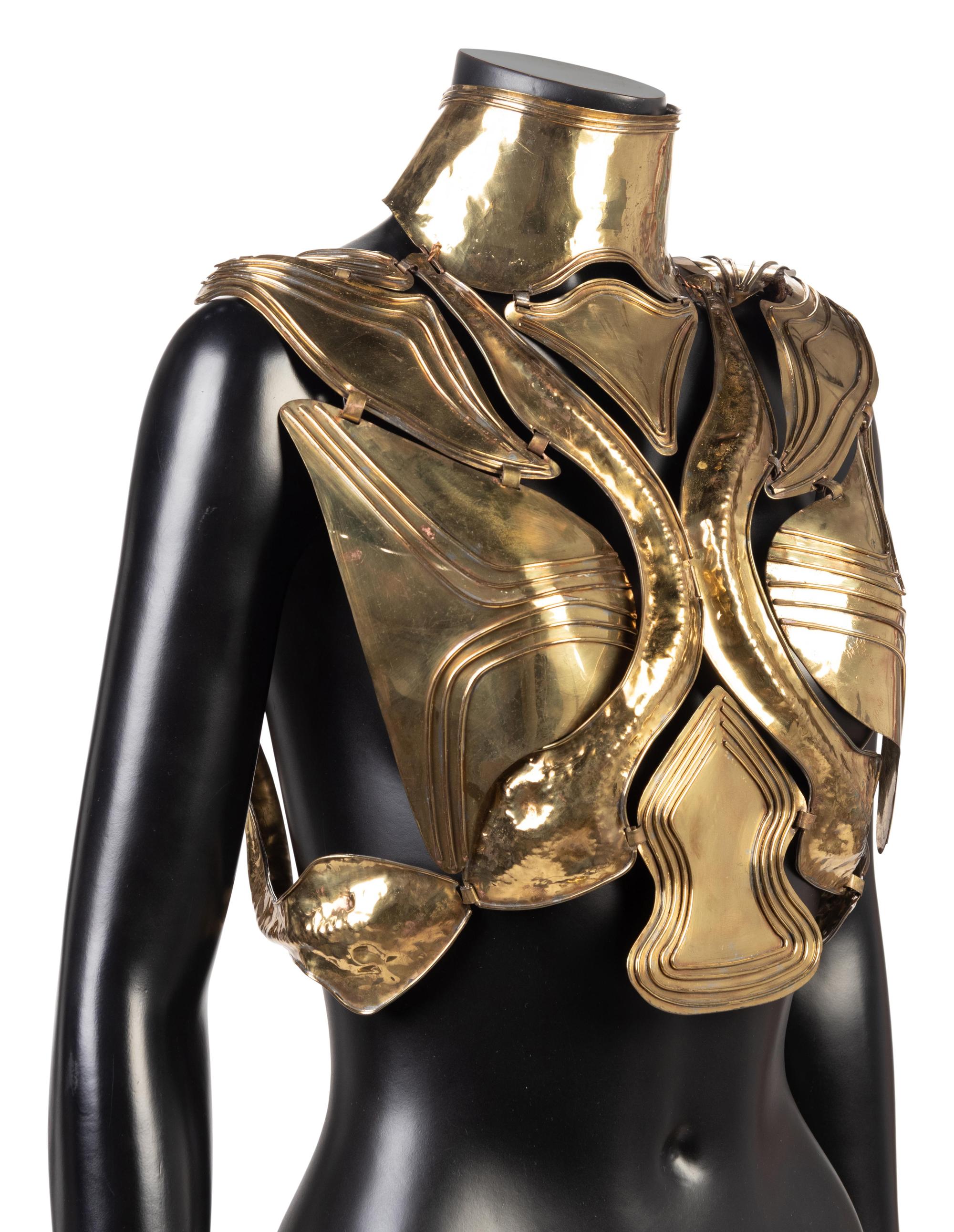 Emanuel Ungaro Brasstone Breastplate, ca. 1977