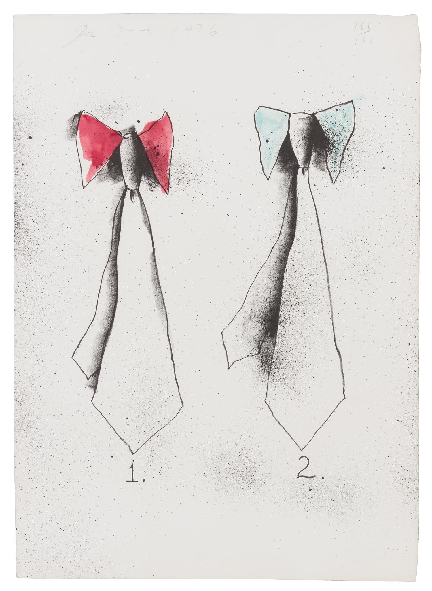 Jim Dine, (American, b. 1935), Ties, 1970