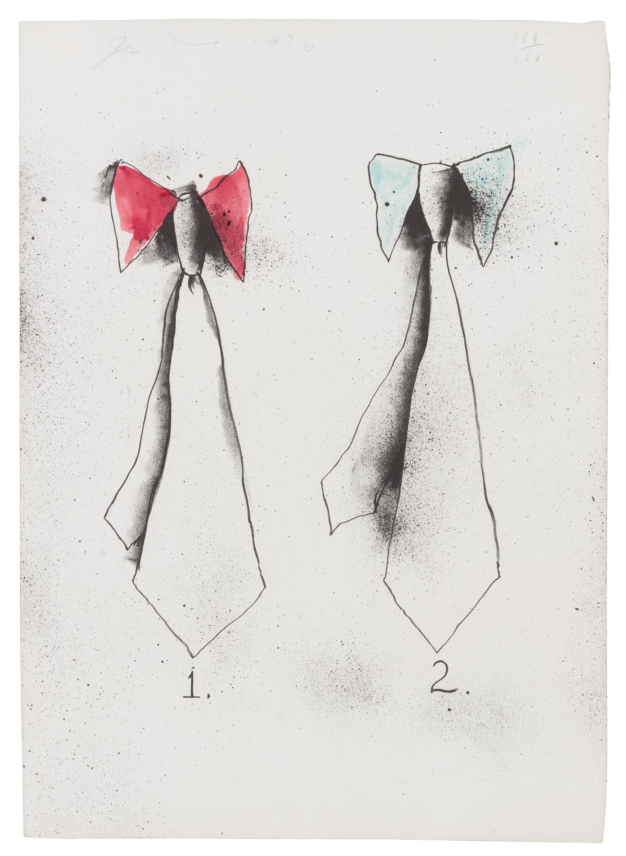 Jim Dine, (American, b. 1935), Ties, 1970
