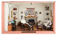A Southwestern Style Room Box Height 11 1/4 x width 18 3/4 x depth 13 1/2 inches. — Decorated by Bets O'Meara