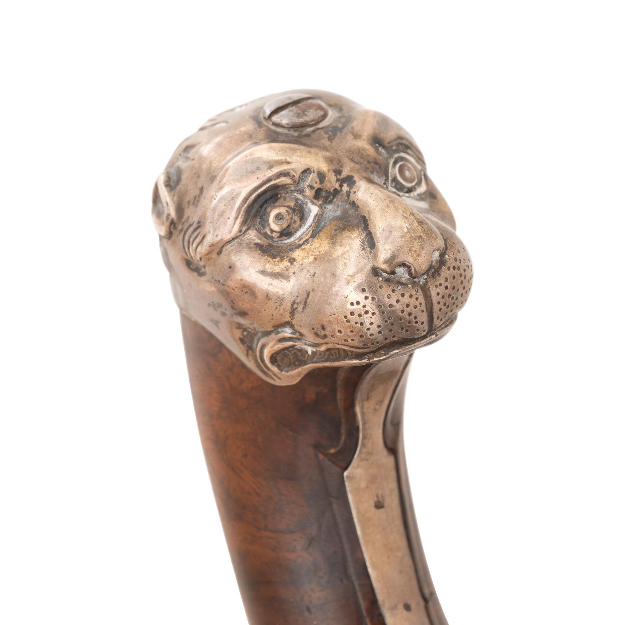 A Pair of Silver Mounted French Percussion Pistols