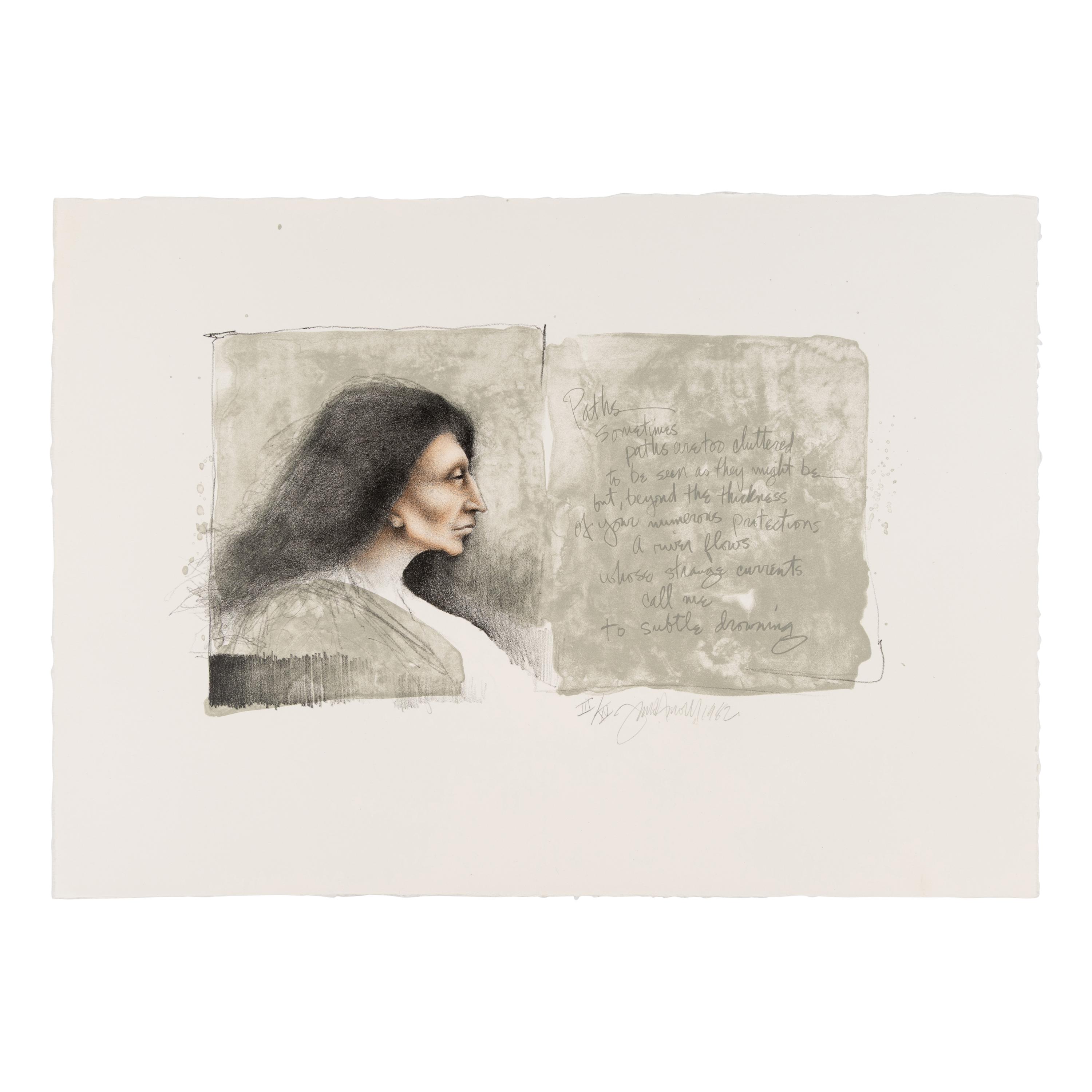 Frank Howell (American, 1937–1997) — Letters Never Sent (portfolio of eight prints in original cloth covered case)