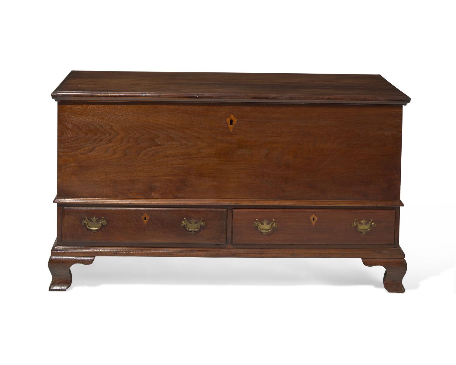 A Chippendale walnut blanket chest, probably Pennsylvania, late 18th century