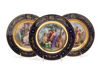 Seven Vienna Style Porcelain Articles