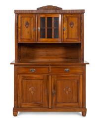 A Belgian Walnut Serving Cabinet