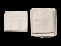Two Sets of Palmer Family Sheets Embroidered with the Initials "P.P.", Early 20th Century
