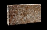 A Roman Ceramic Brick Stamped LXIII