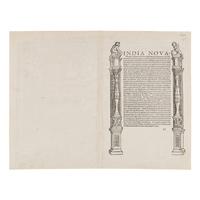 [Maps & Atlases] Munster, Sebastian. India Extrema XXIII Nova Tabula