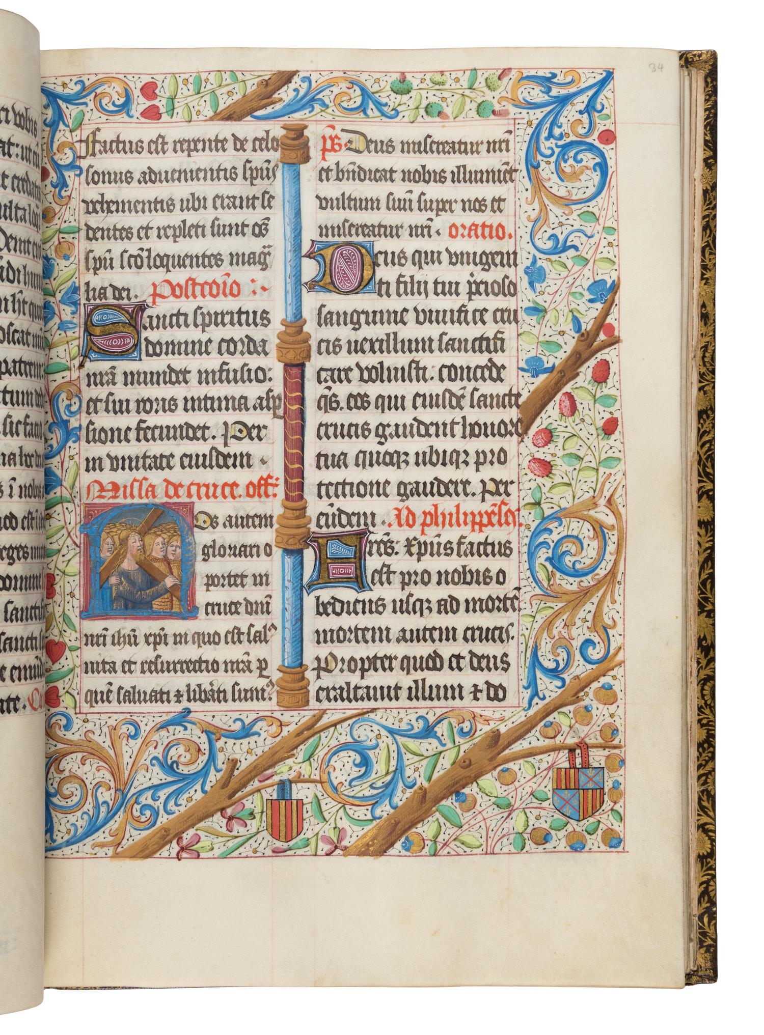 WORKSHOP OF THE MASTER OF THE MISSAL OF TRAVAILLOT (active c. 1480–1500) Missal, in Latin, illuminated manuscript on parchment [France, Chaumont and Langres, c. 1482–1497]