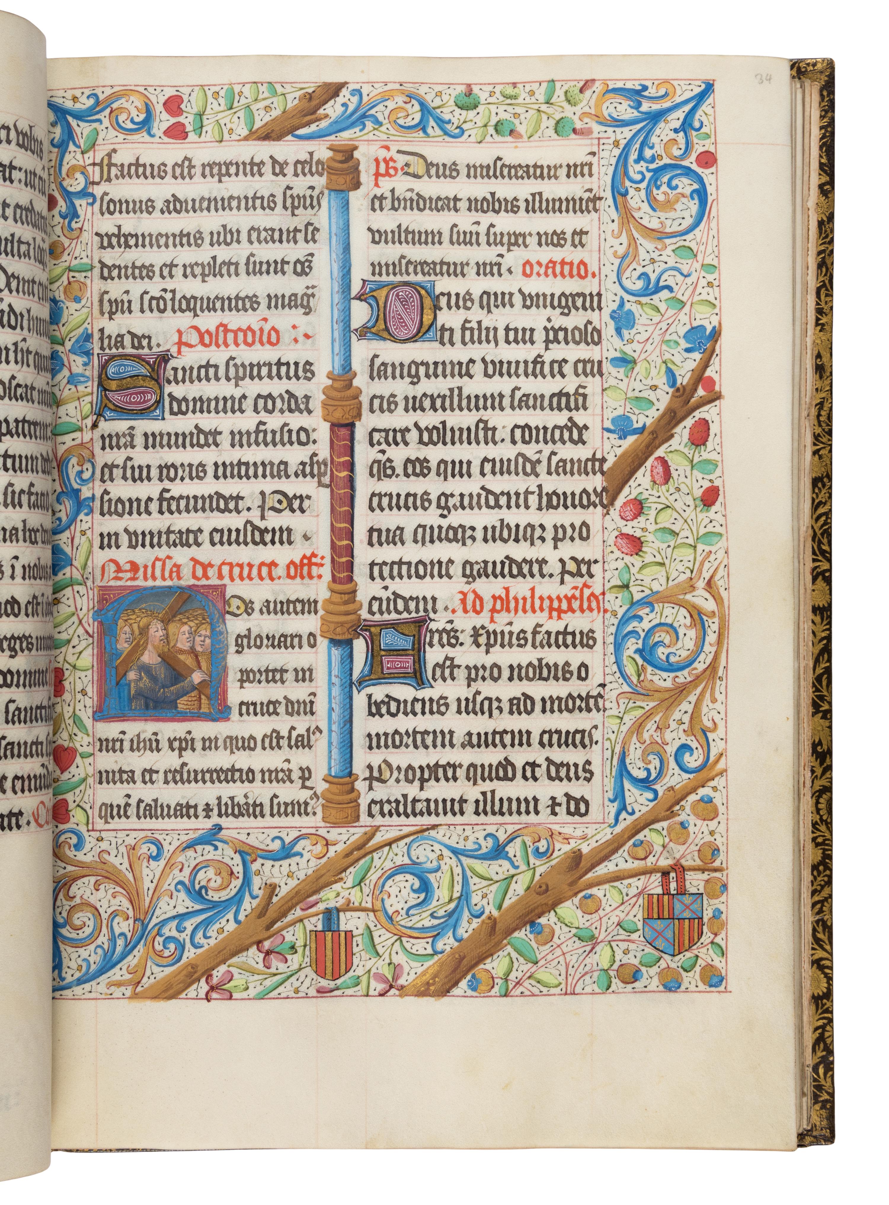 WORKSHOP OF THE MASTER OF THE MISSAL OF TRAVAILLOT (active c. 1480–1500) Missal, in Latin, illuminated manuscript on parchment [France, Chaumont and Langres, c. 1482–1497]
