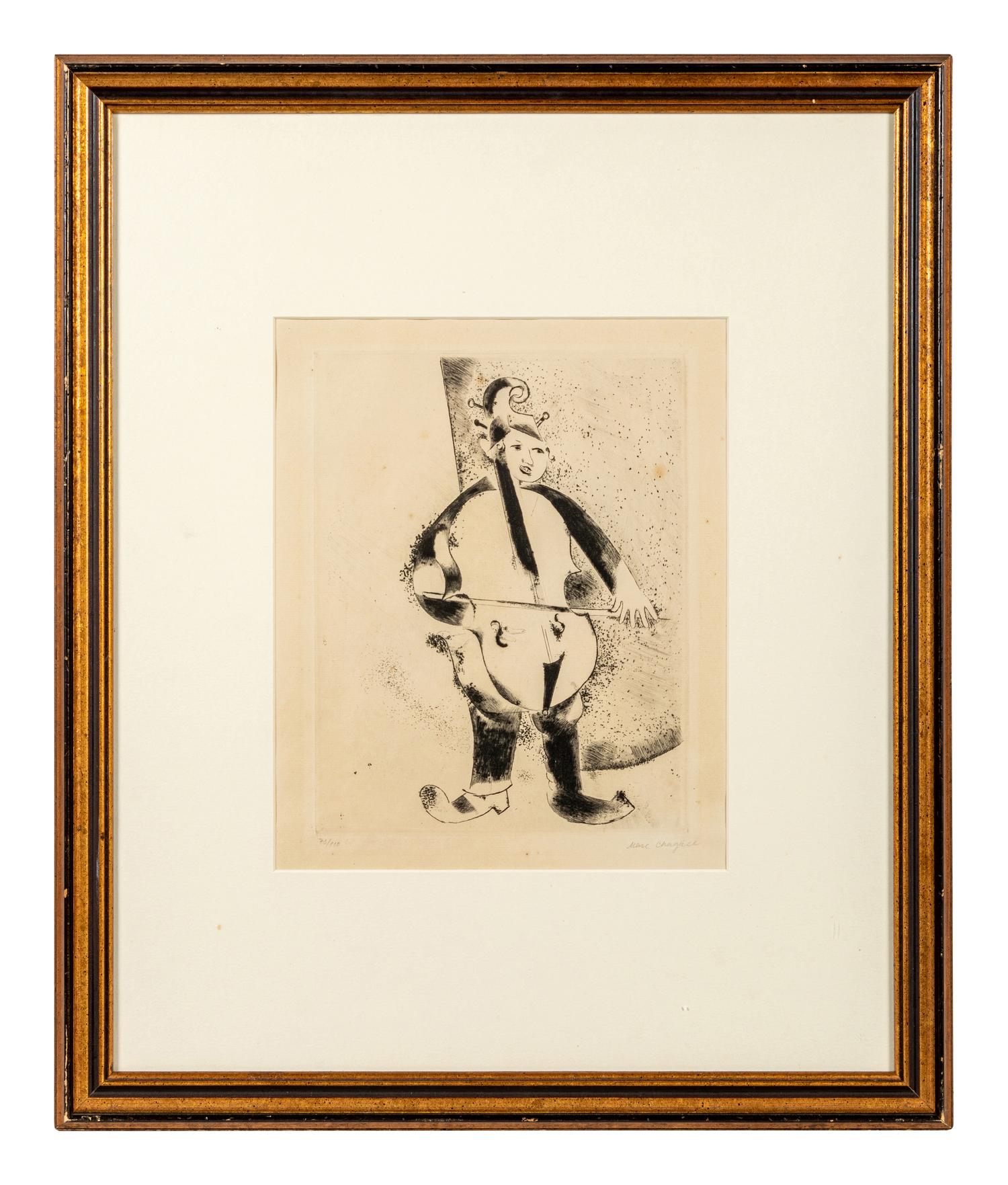 Der Musiker (plate 23 from Mein Leben ), 1922-1923