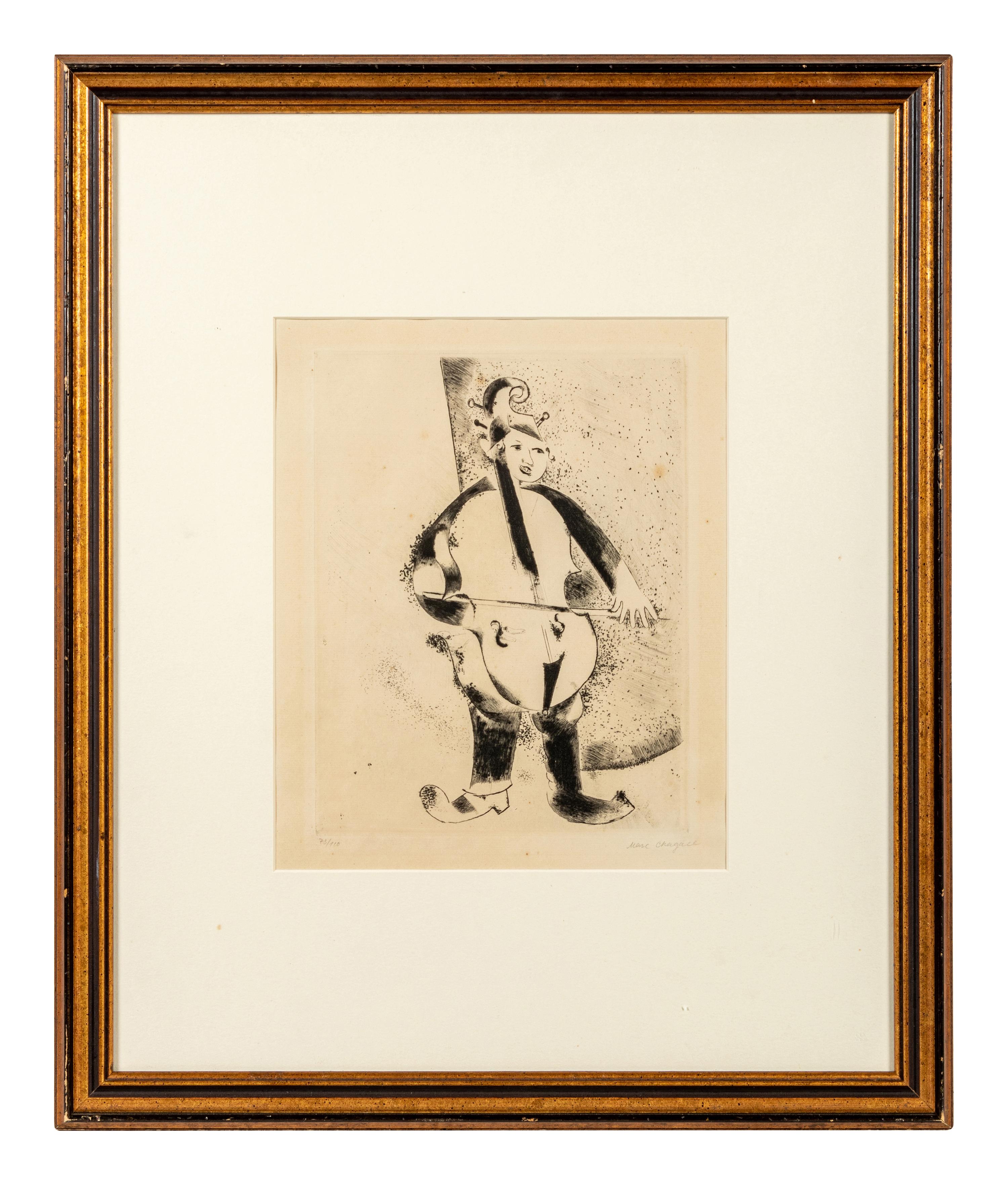 Der Musiker (plate 23 from Mein Leben ), 1922-1923