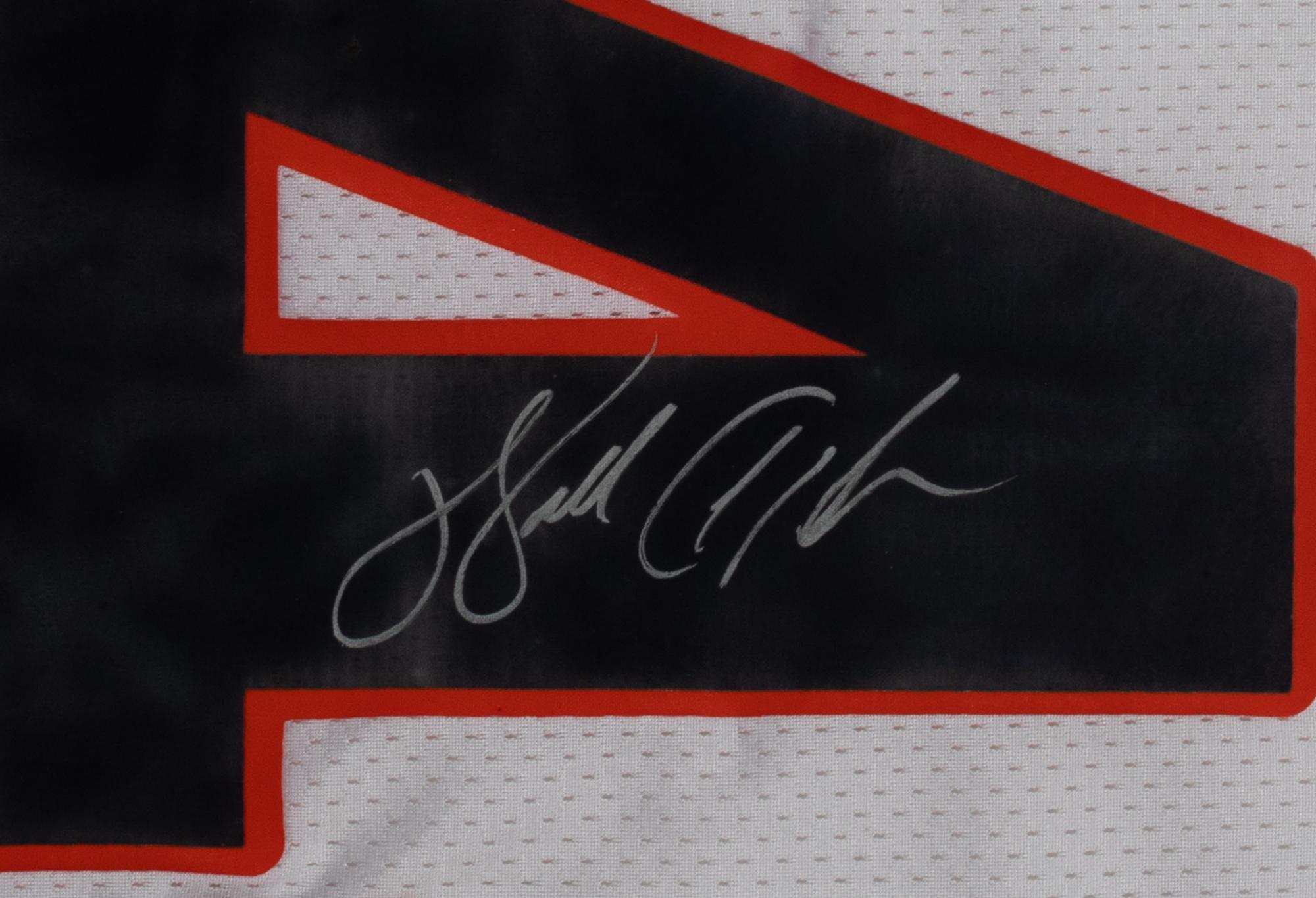 A Chicago Bears Jersey Display Signed by Walter Payton Formerly Displayed at Mike Ditka’s Restaurant