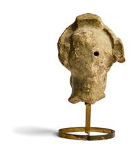 A Greek Terracotta Head of a Satyr