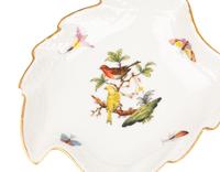A Group of Herend Rothschild Bird Porcelain Articles