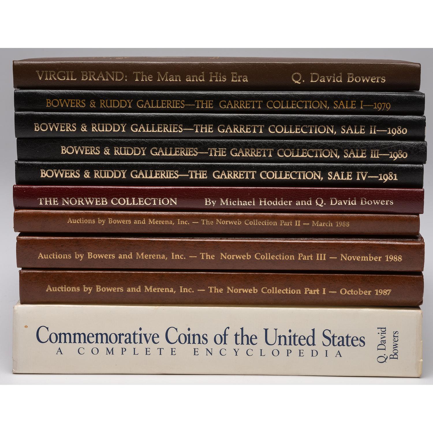 [COINS & CURRENCY - REFERENCE WORKS]. Catalogs of coin collections, plus.