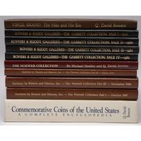 [COINS & CURRENCY - REFERENCE WORKS]. Catalogs of coin collections, plus.