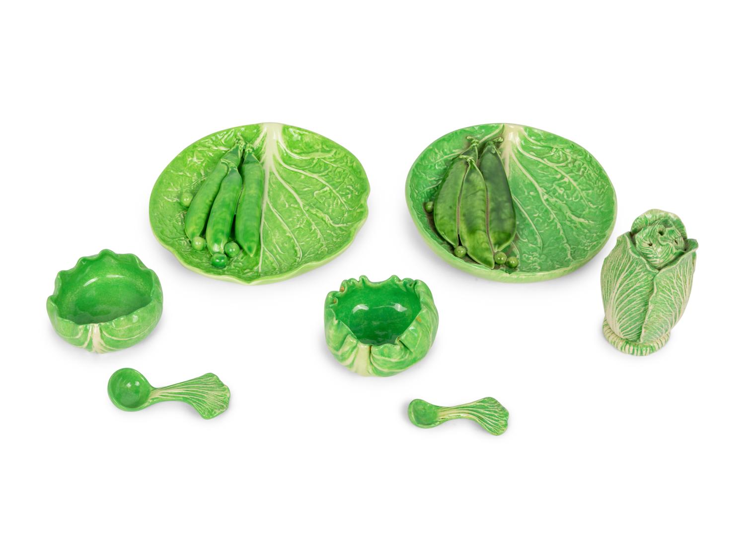 A Group of Dodie Thayer Lettuce Ware Articles
