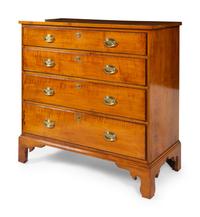 A Chippendale Maple Chest of Drawers