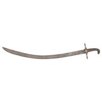 Decorated Ottoman Kilij or Pala with Wootz Steel Blade