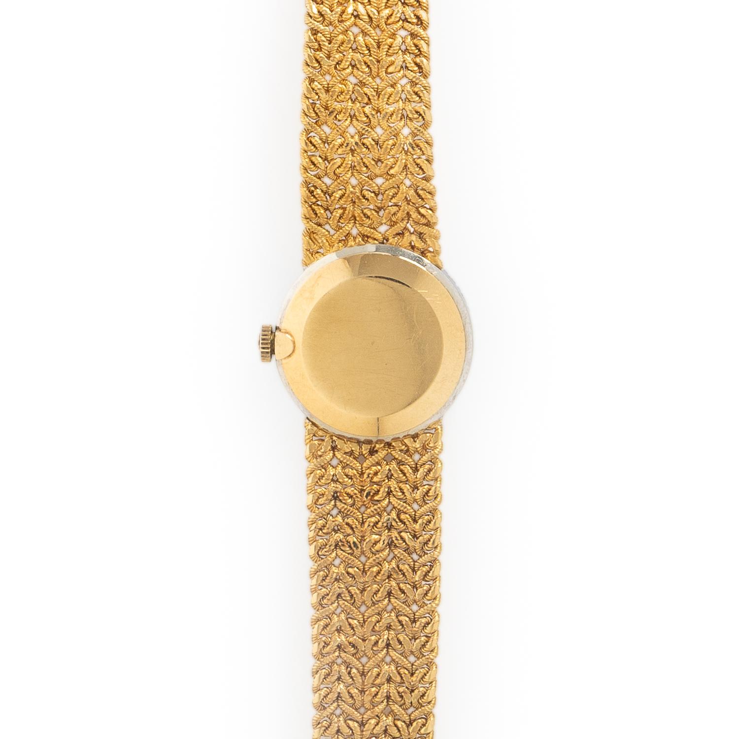 Omega, Yellow Gold and Diamond Watch