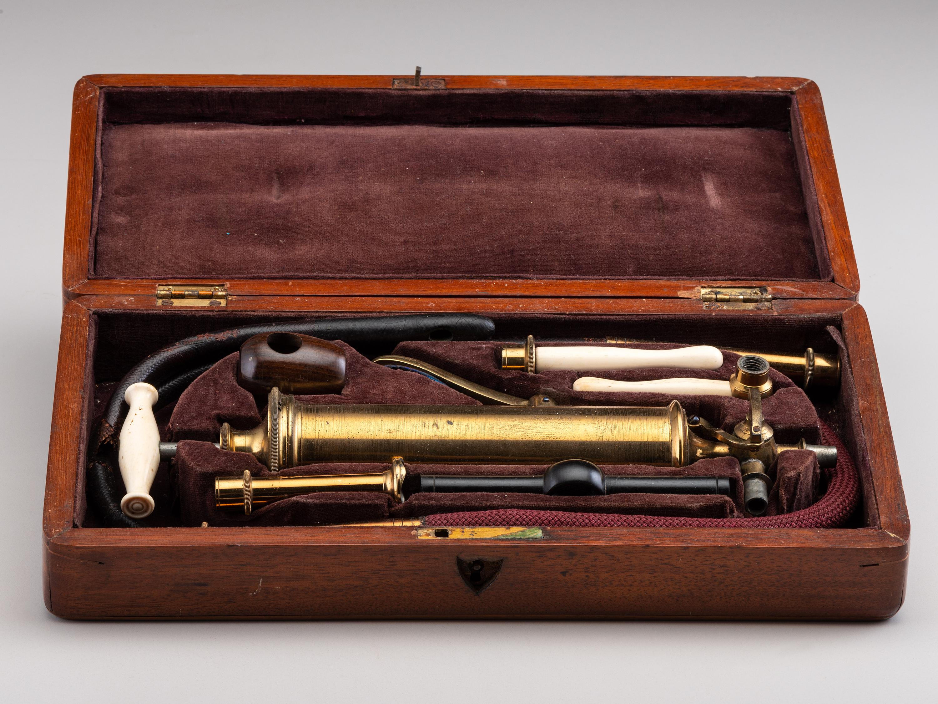 [CIVIL WAR]. Gastric syringe and pump kit.