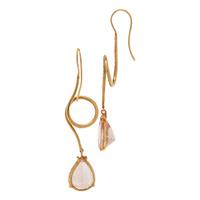 MORGANITE AND DIAMOND EARRINGS