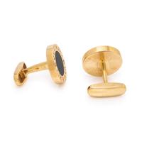 Bulgari, Onyx and Yellow Gold Cufflinks