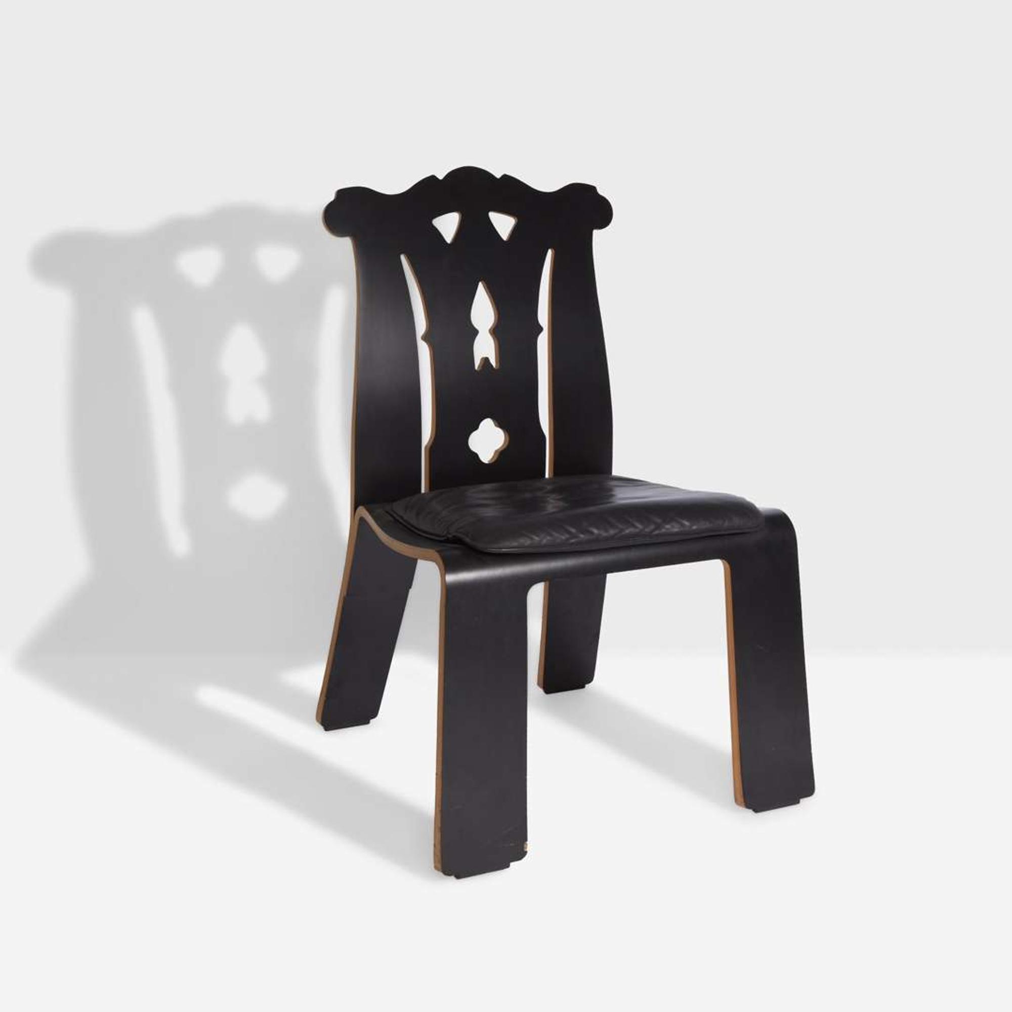 Robert Venturi (American, 1925-2018) Set of Four "Chippendale" Chairs, Knoll International, 1980s