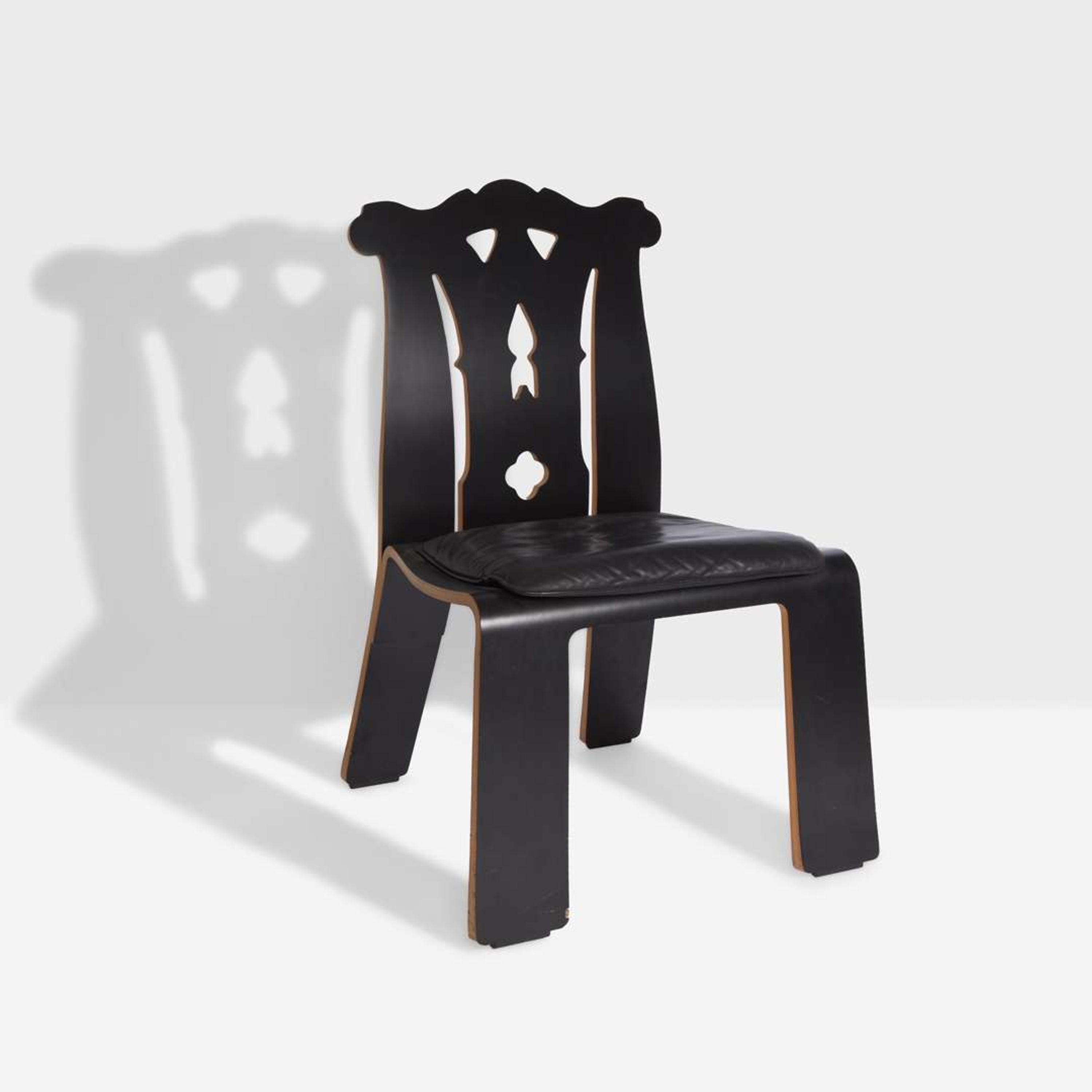 Robert Venturi (American, 1925-2018) Set of Four "Chippendale" Chairs, Knoll International, 1980s