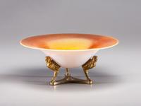 Bowl, together with Figural Stand