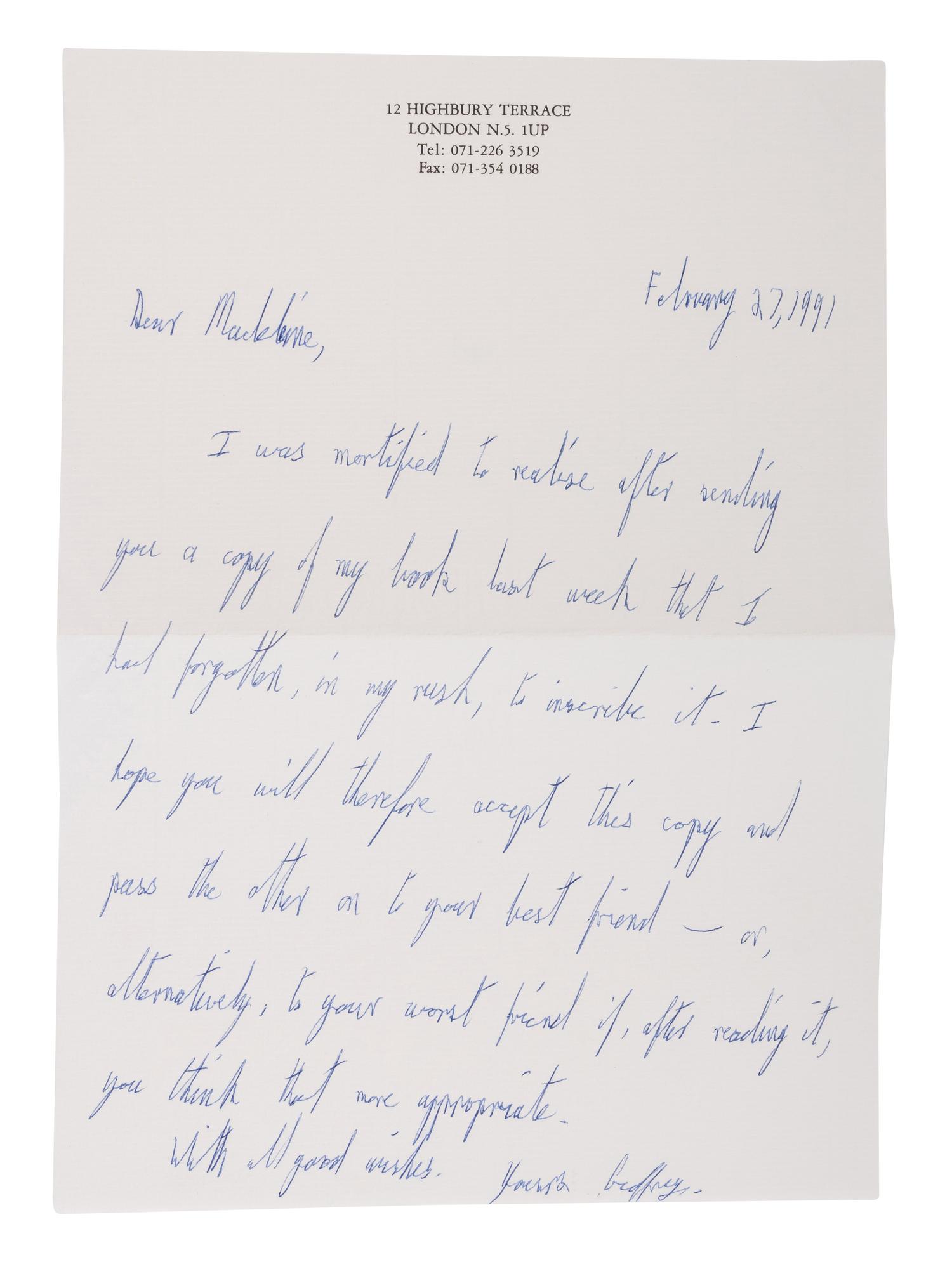 DIPLOMACY A group of 8 works, most FIRST EDITIONS INSCRIBED TO SECRETARY ALBRIGHT: