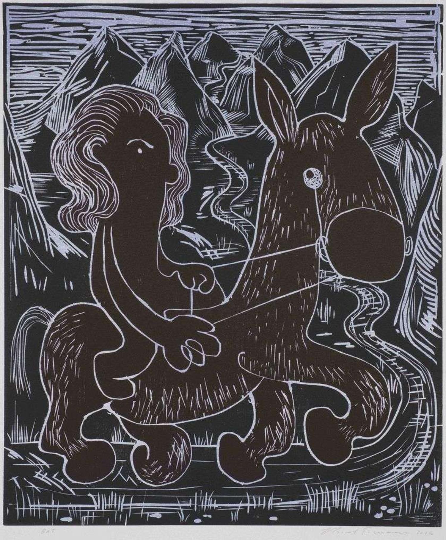 Nicole Eisenman (American, b. 1965) Crossing the Alborz