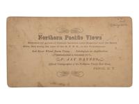[NATIVE AMERICANS]. HAYNES, F. Jay, photographer. stereoview of Native American chiefs.