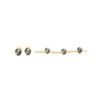 TIFFANY & CO., SCHLUMBERGER, YELLOW GOLD AND HEMATITE 'ACORN' DRESS SET
