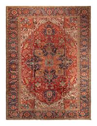 A Heriz Wool Rug