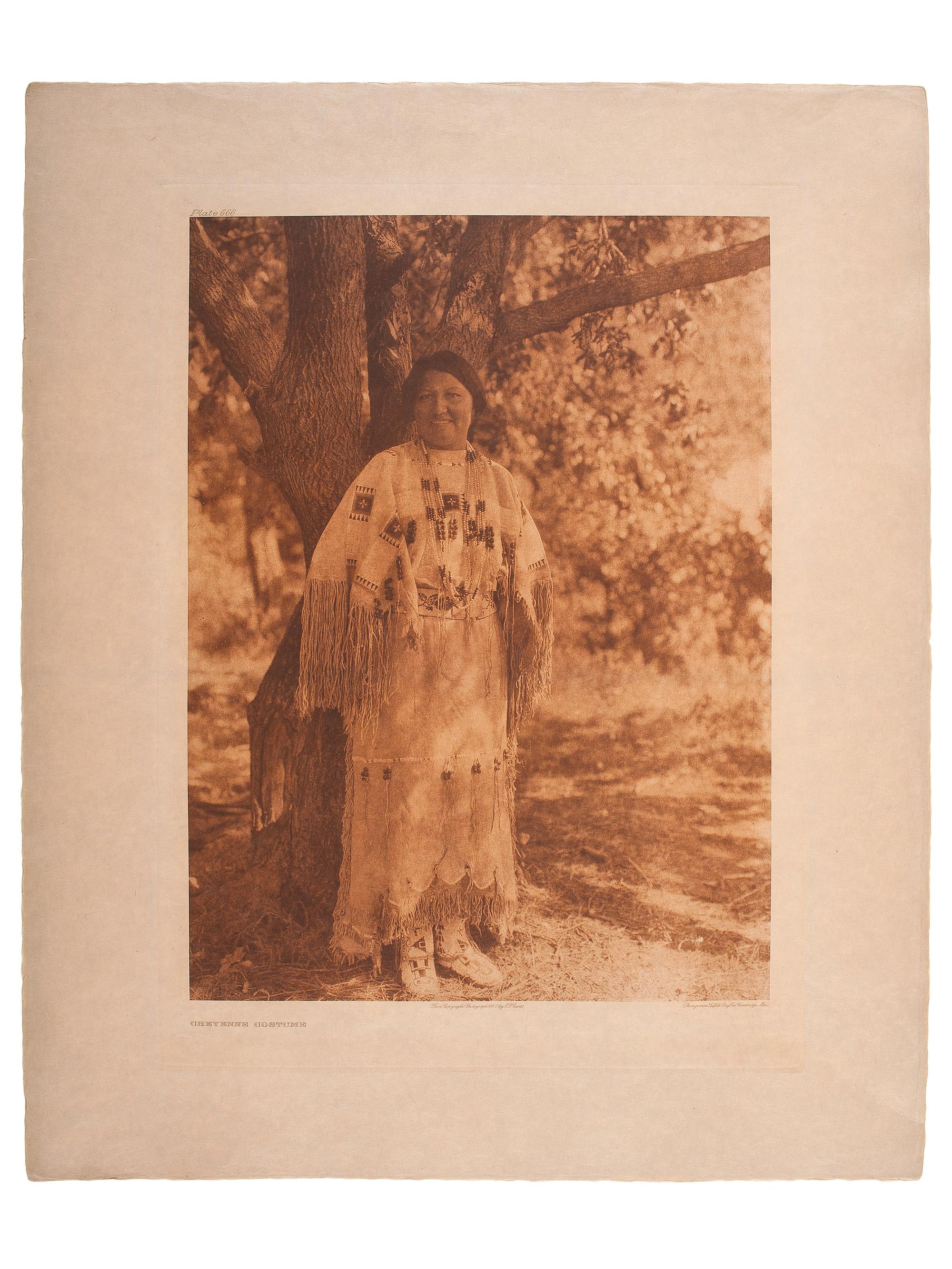CURTIS, Edward (1868-1952). A group of 4 photogravures, comprising: