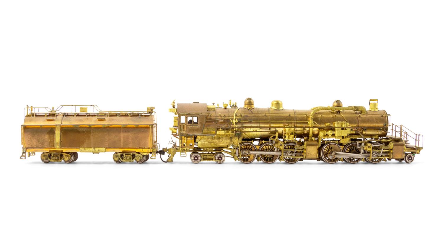 An Atlas: Master Series Brass HO-Gauge 2-6-6-4 Locomotive and Tender