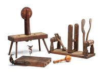 Seven Early Tools and Sewing Implements