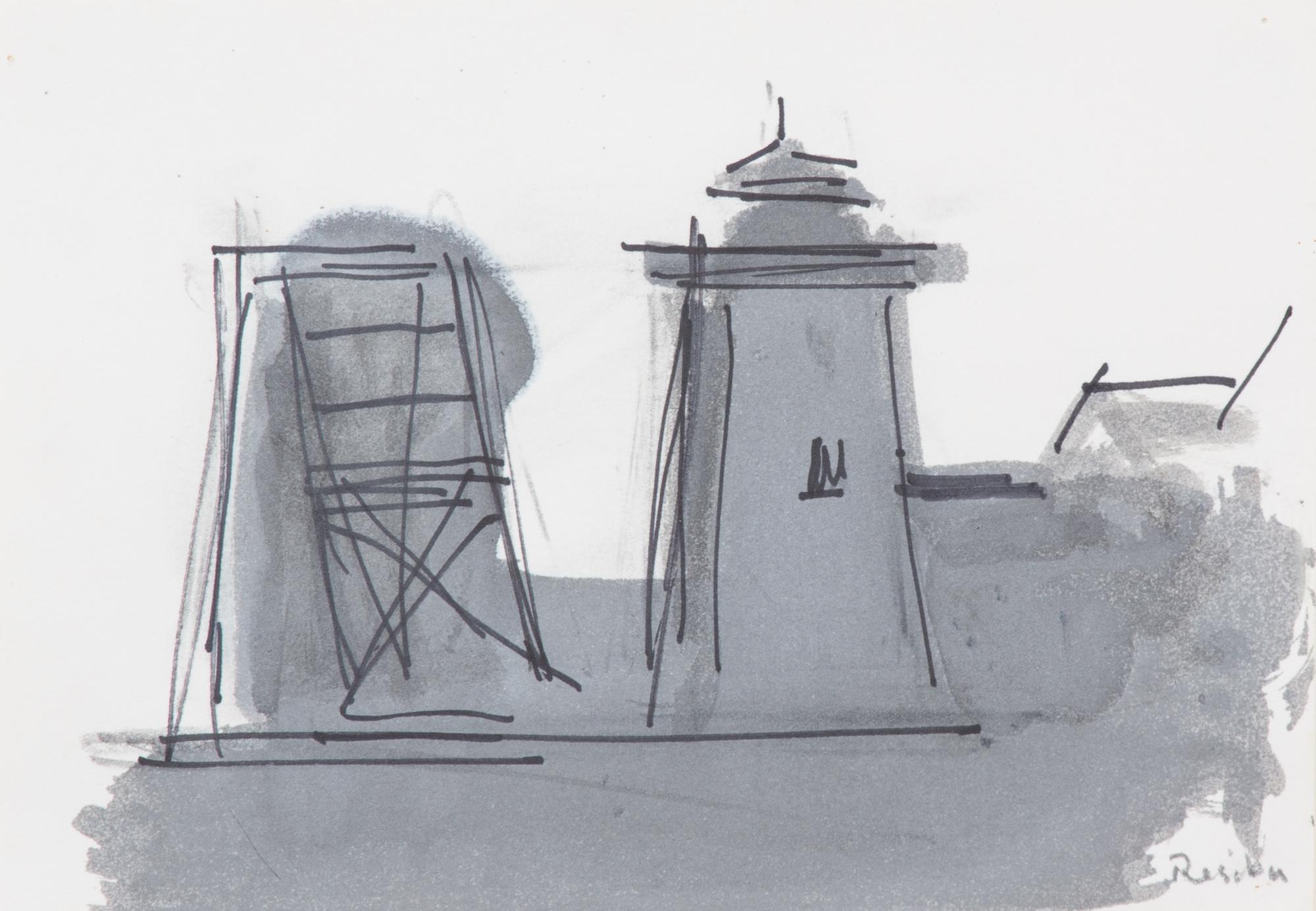 Paul Resika, (American, b. 1928), Old Highland Light