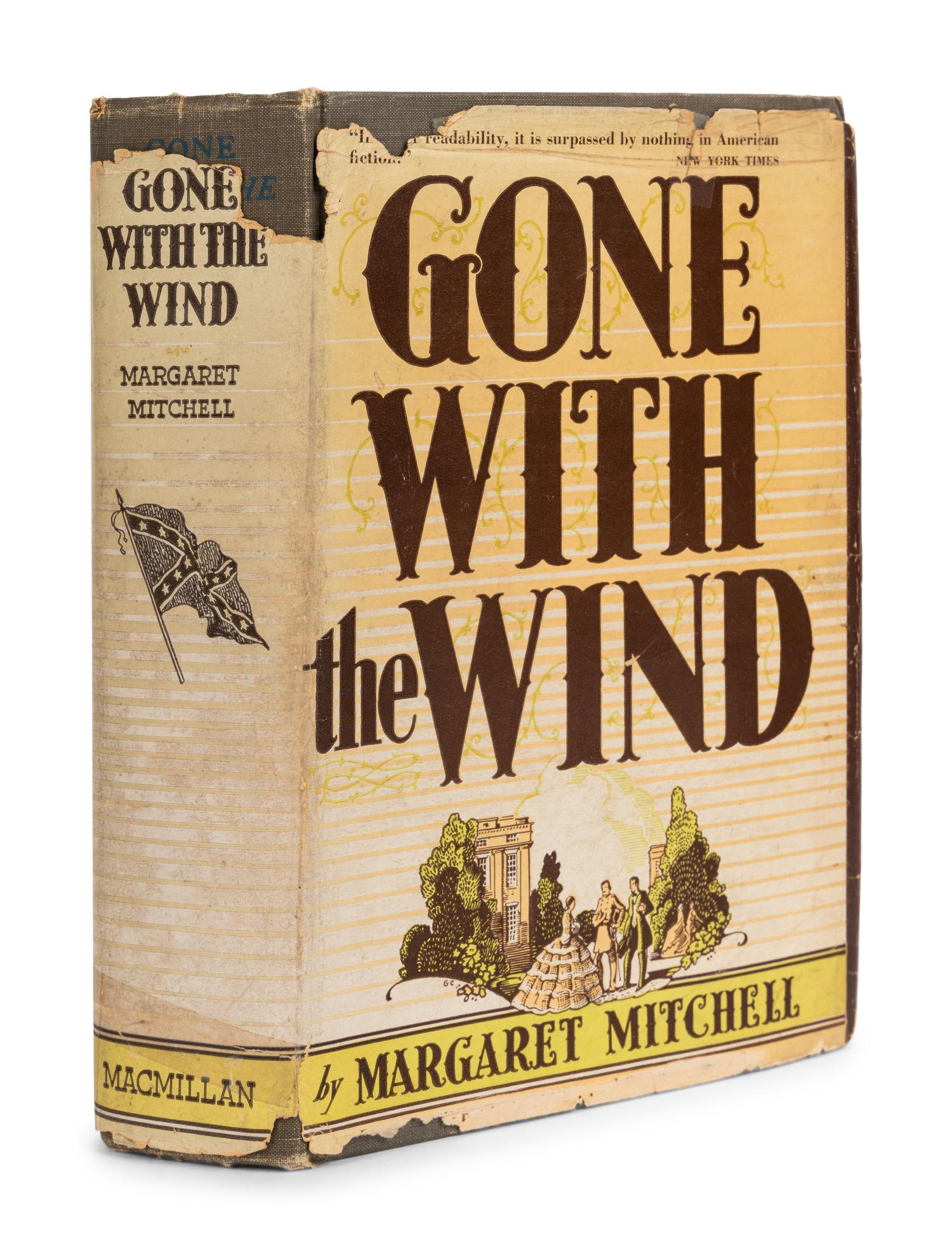 MITCHELL, Margaret (1900-1949). Gone with the Wind. New York: The Macmillan Company, 1936.