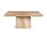 A Travertine Marble Center Table or Dining Table
