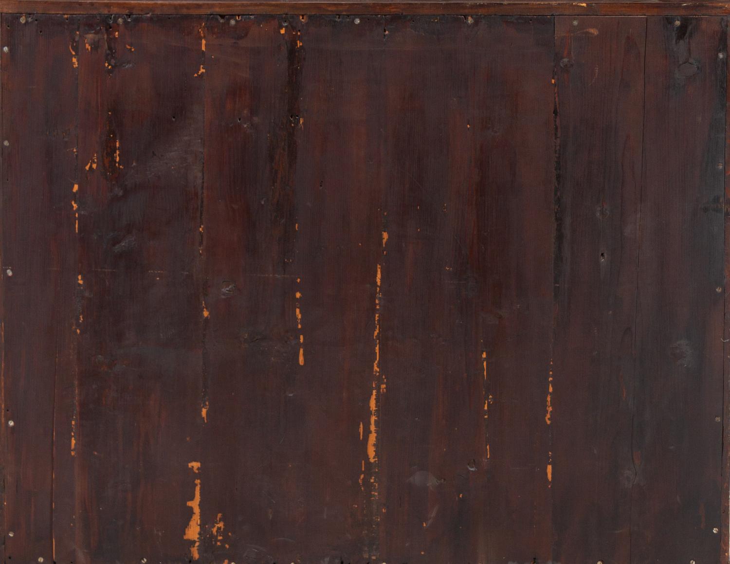 A George I Figured Walnut Veneered Chest of Drawers